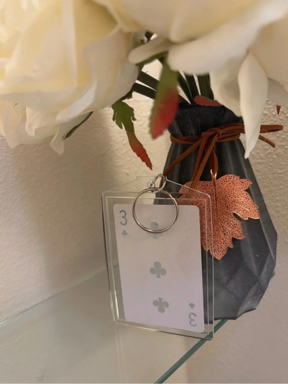 Dior Clear Acrylic Playing Card Display with Holographic 🃏♣️